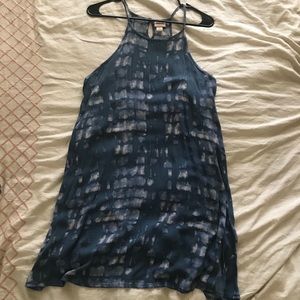 Blue & White Tie Dye Dress
